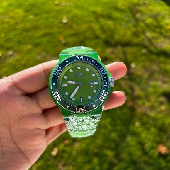 Invicta pro diver green men’s watch